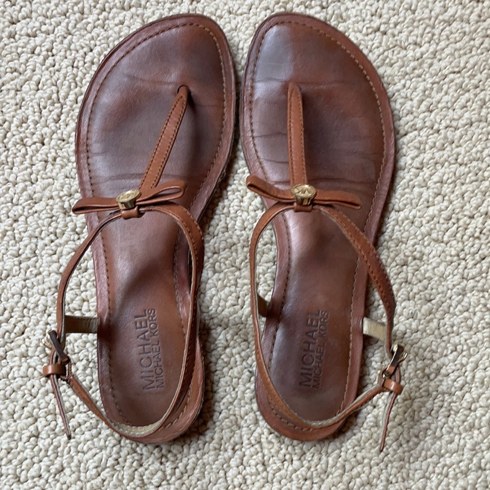 Michael Kors sandals with bow